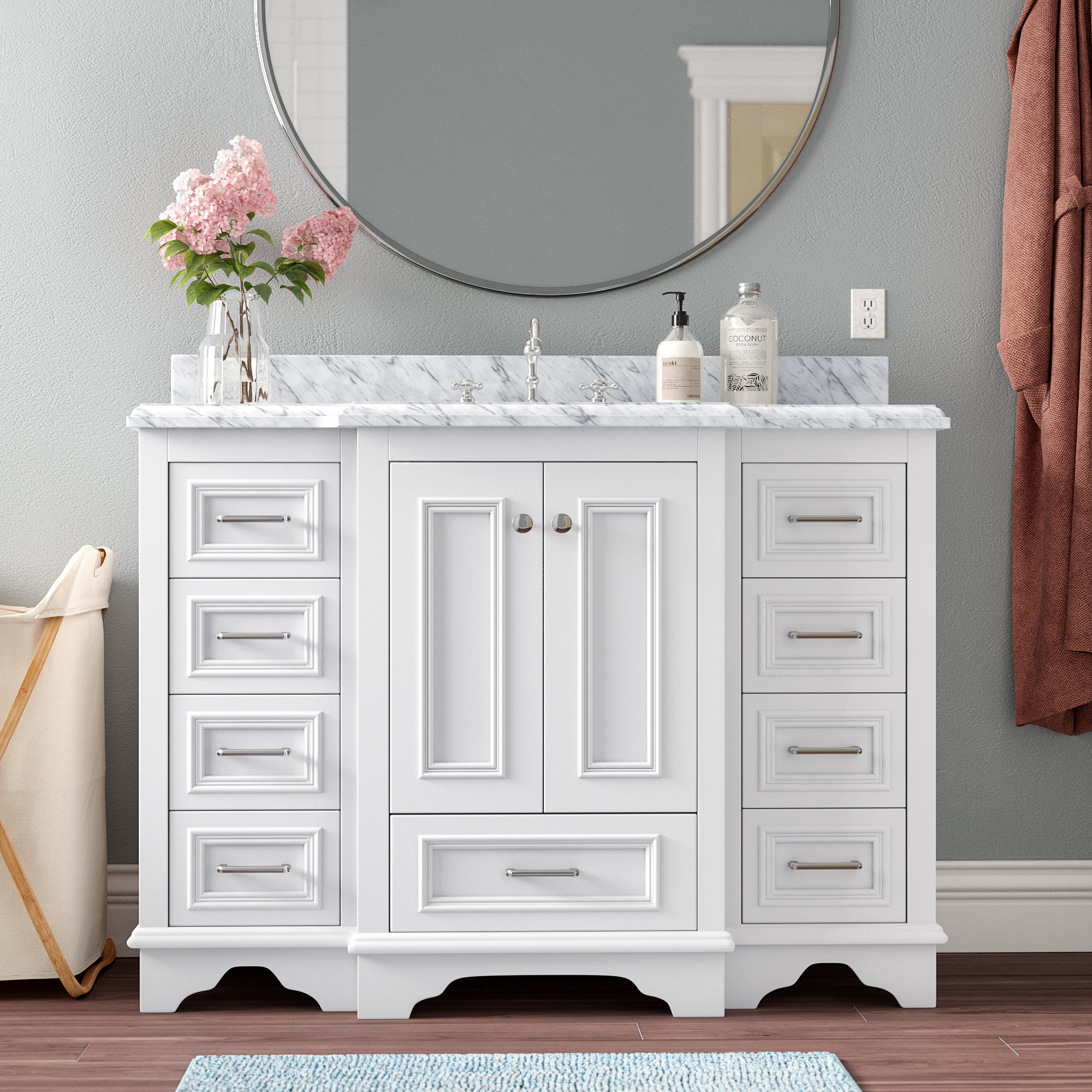 Charlton Home Grayling 48 Single Bathroom Vanity Set Reviews Wayfair