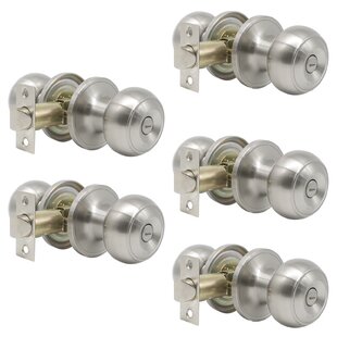 brushed silver door knobs