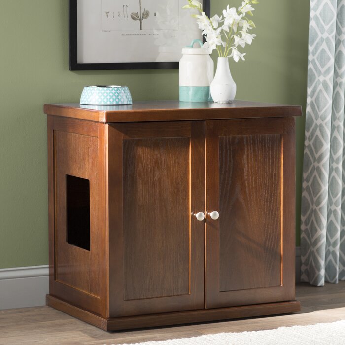 cathey wooden litter box cabinet