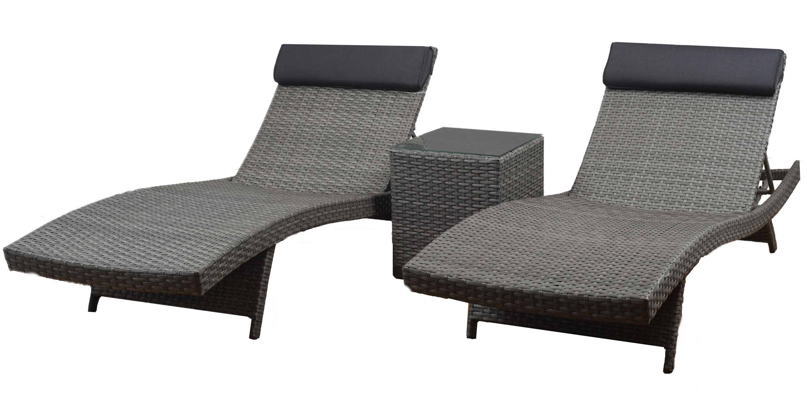 luna lake chaise set