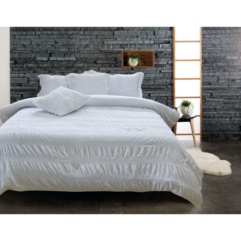 House Of Hampton Cremorne 100 Pure Cotton Duvet Cover Set Wayfair