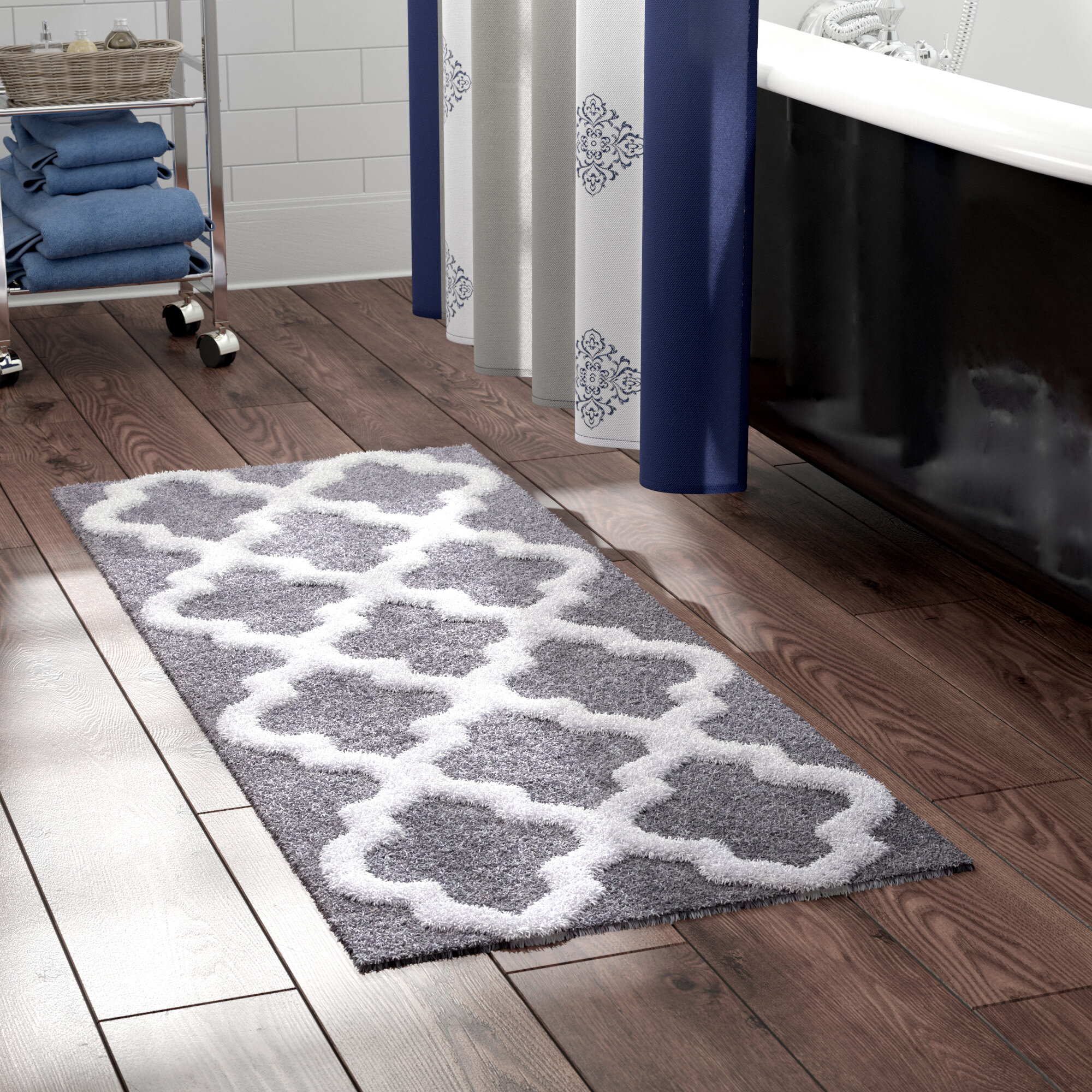 long bath mat non slip