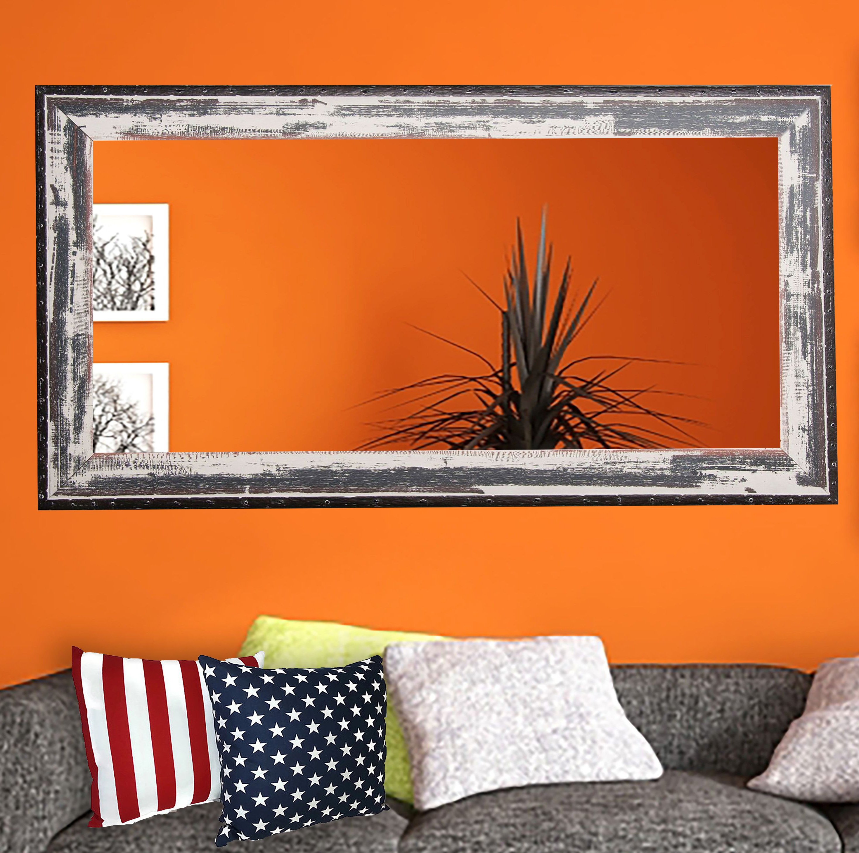 Laurel Foundry Modern Farmhouse Hensel Rectangle Wood Wall Mirror Wayfair