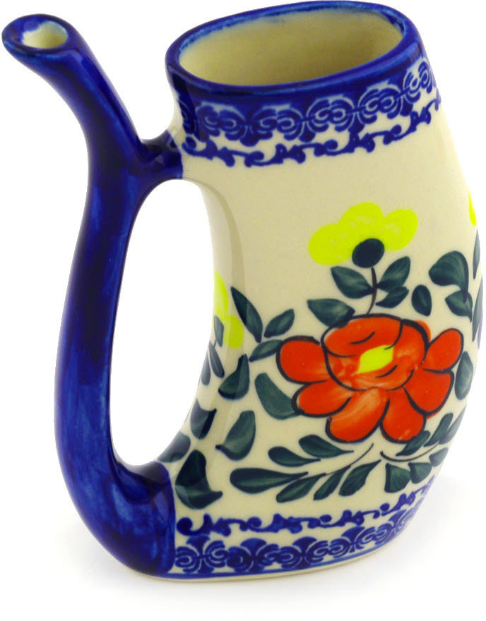 Polmedia Polish Pottery 10 Oz Stoneware Mug With Straw Wayfair