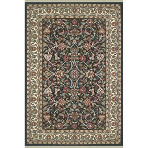 American Home Classic Kashan Navy/Ivory Area Rug