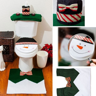Snowman Bathroom Rug Wayfair Snowman Bath Rug Set