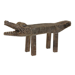 Sitzbank Luera aus Holz von World Menagerie