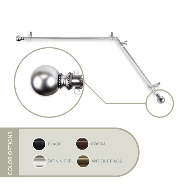 Corner Curtain Rod Connector Wayfair