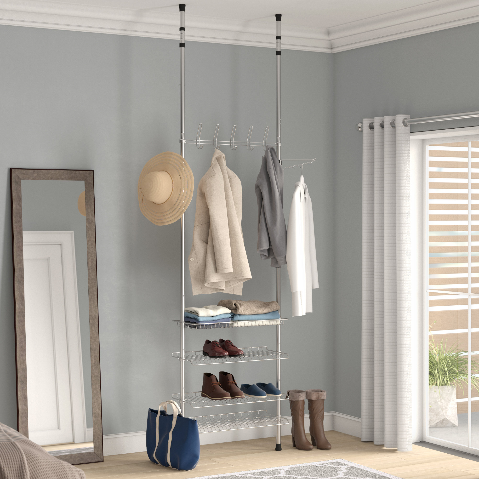 space saving clothes storage
