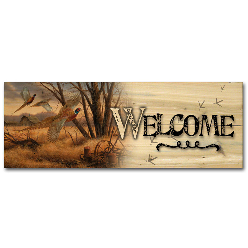 Wgi Gallery Welcome Prairie Wings Graphic Art Plaque Wayfair