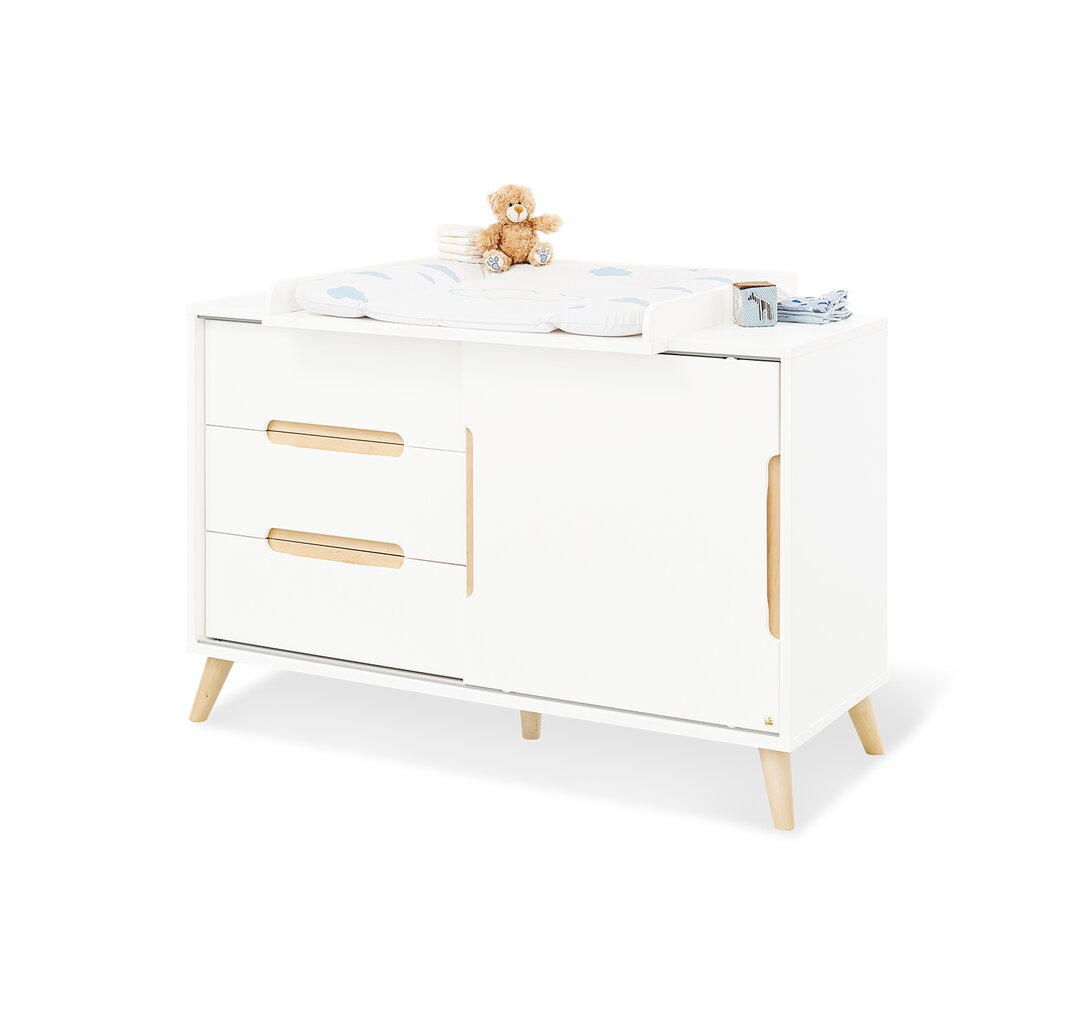 Changing Table brown,white