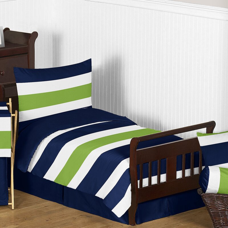 Sweet Jojo Designs Stripe 5 Piece Toddler Bedding Set Reviews