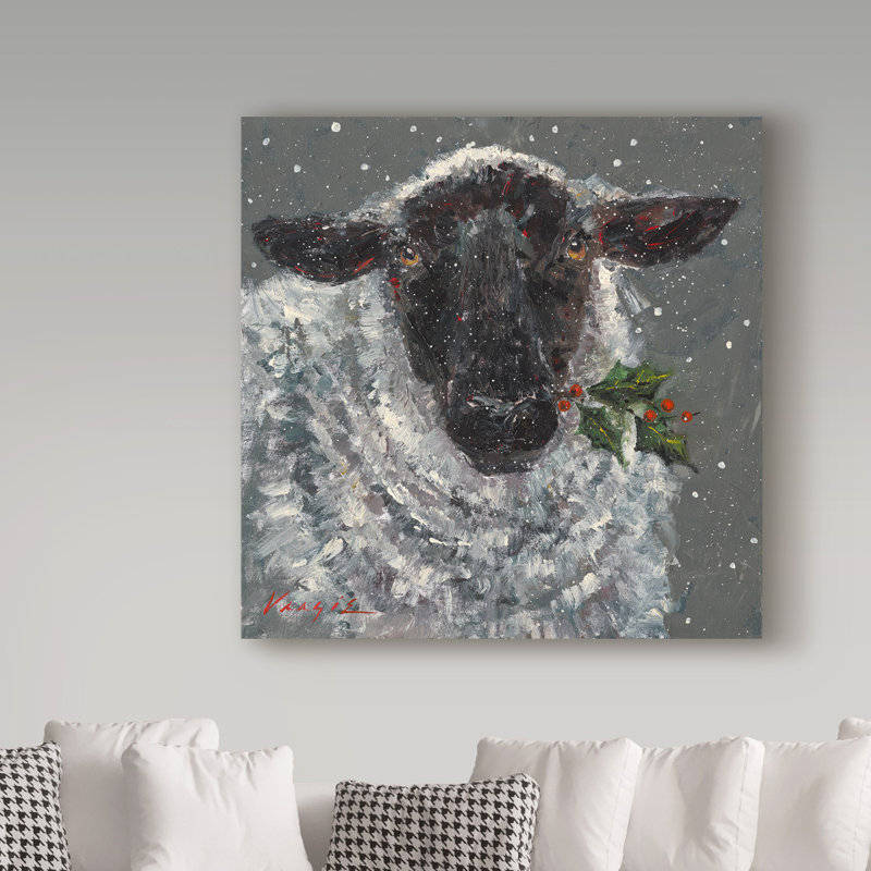 Trademark Art Mary Miller Veazie Wren The Christmas Sheep