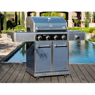 Kenmore Elite 4 Burner Liquid Propane Convertible Gas Grill with Side review