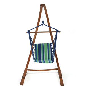 Go to store & view more images Crepeau Hammock Chair with Stand by Rosecliff Heights