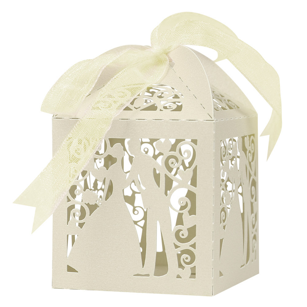 Anminy 50 Pcs Candy Box Wedding Favor Sweet Gift Bags Wayfair