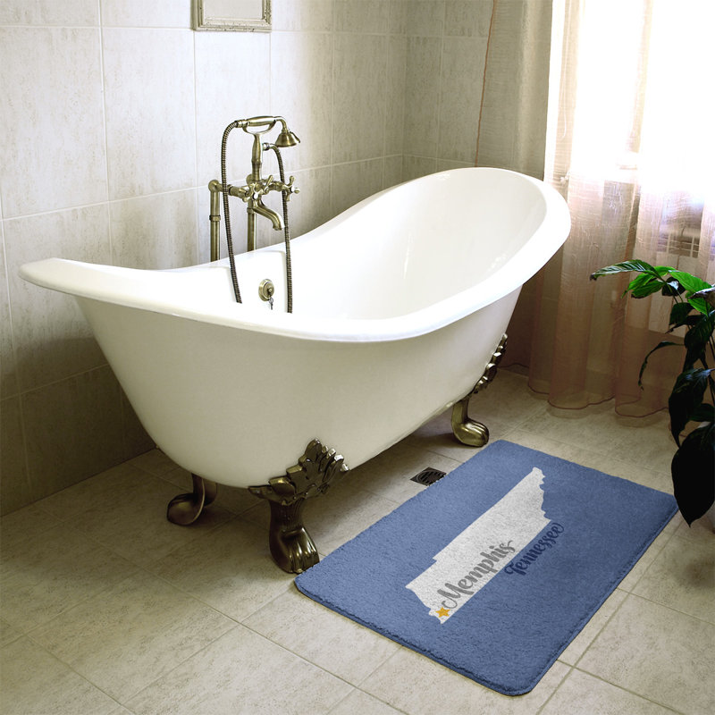 East Urban Home Tennessee Sports Colors Bath Rug Wayfair