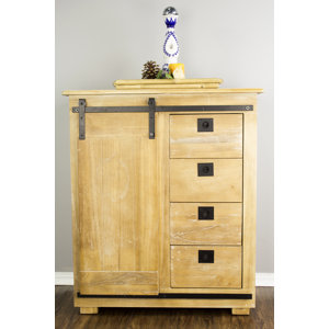 Sagar 4 Drawer 1 Door Accent Cabinet