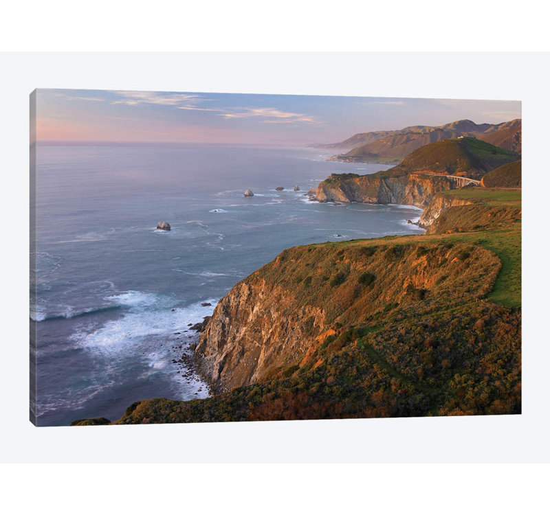 East Urban Home Bixby Bridge Big Sur California I Photographic Print On Canvas Wayfair