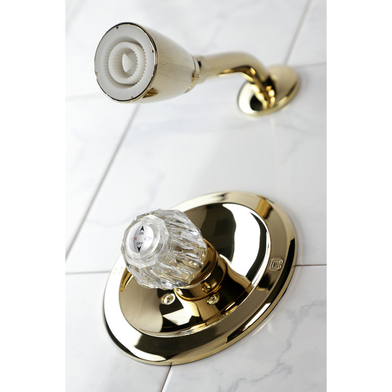 Kingston Brass Shower Faucet With Rough In Valve And Trim Wayfair