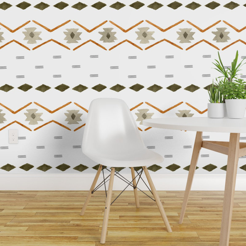 Union Rustic Hambrick Tribal Stripe Removable Peel And Stick