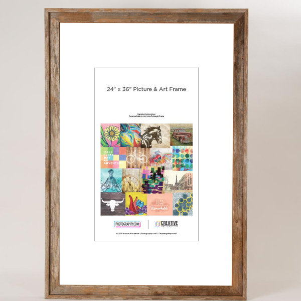 Photo Picture Photograph Frame 4 x 6/" Vintage Rustic Chicken /& Postal Design