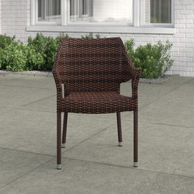 Zipcode Design Bellamy Stacking Patio Dining Chair Zipcode Design Color Brown From Wayfair North America Daily Mail