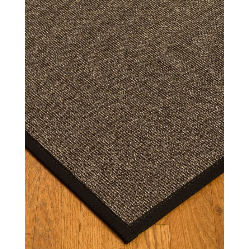 Winston Porter Bafford Handwoven Black Area Rug Wayfair