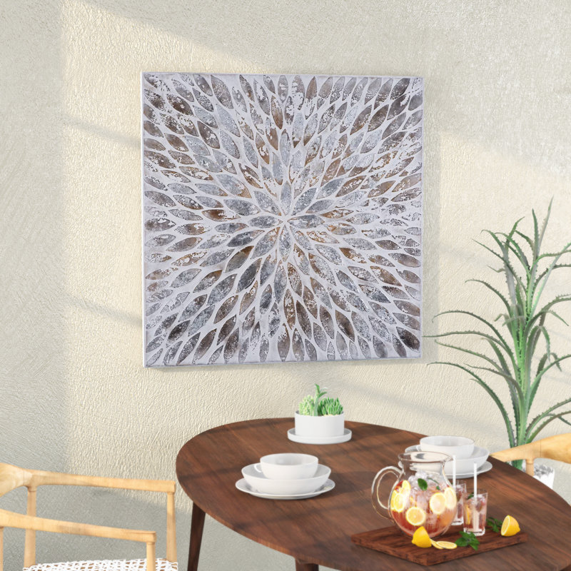 Mistana Contemporary Magnetic Petals Wall Decor Reviews Wayfair
