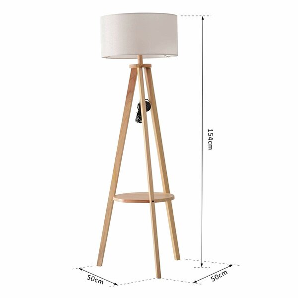 Sevenoaks 154cm Tripod Floor Lamp