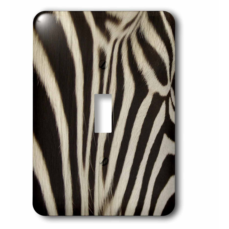 3drose Zebra Up 1 Gang Toggle Light Switch Wall Plate Wayfair