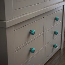 Ceramic Door Knobs Cabinet Drawer Handle Set x9 9 Different Colours