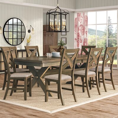 Gracie Oaks Poe Extendable Dining Set & Reviews 