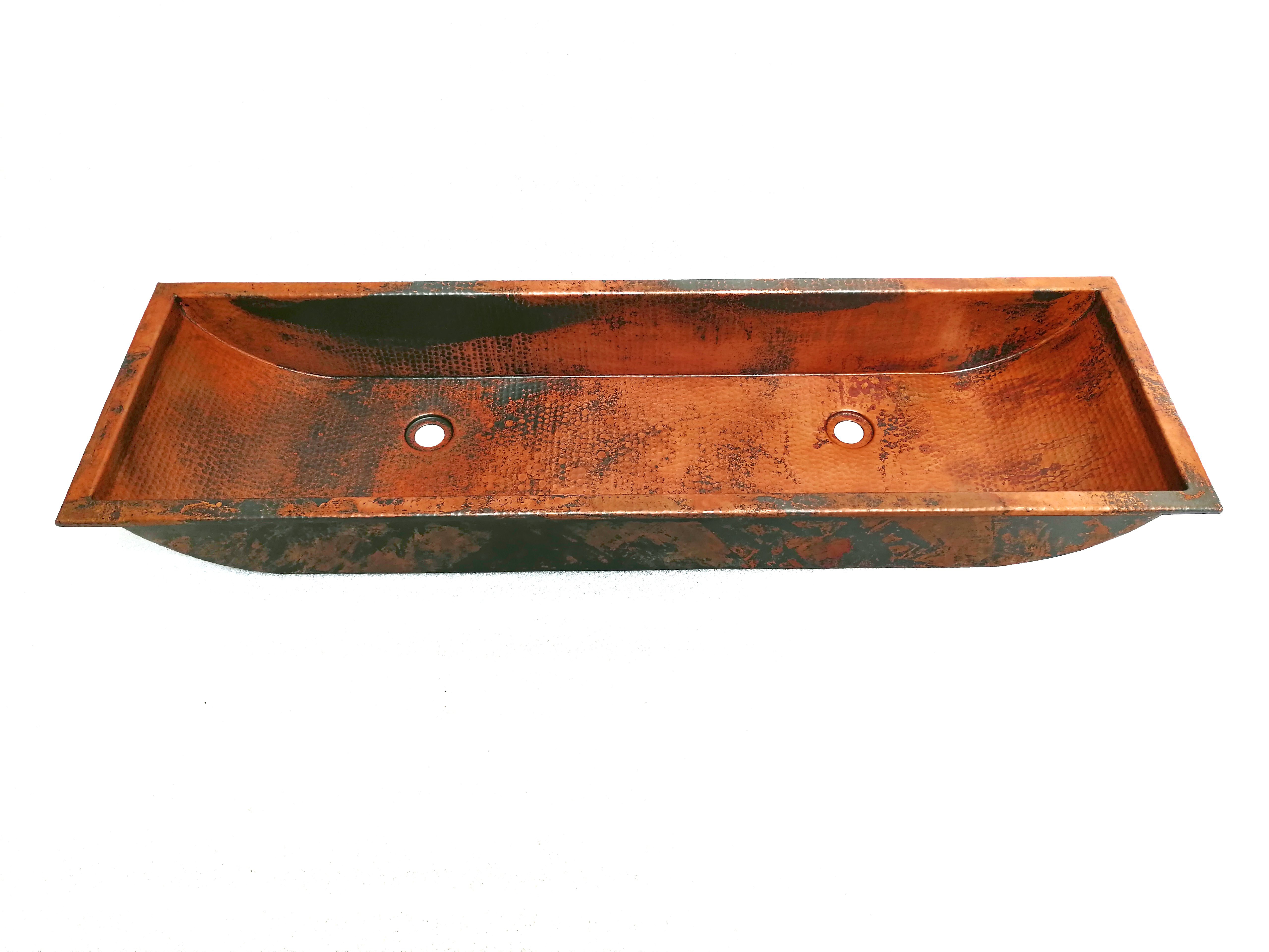 Artesano Design Natural Copper Handmade Rectangular Undermount Bathroom Sink Wayfair