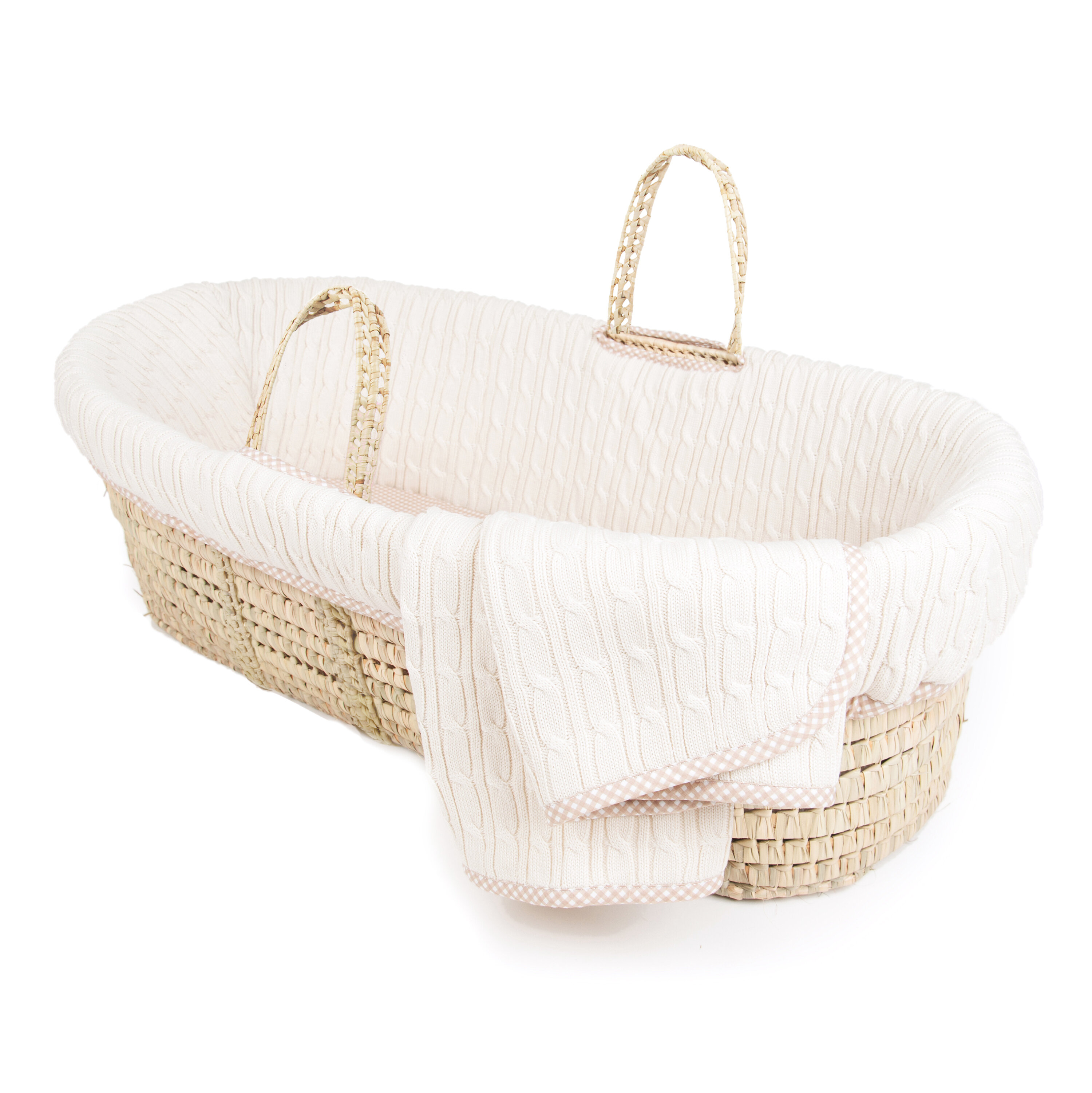 knitted moses basket