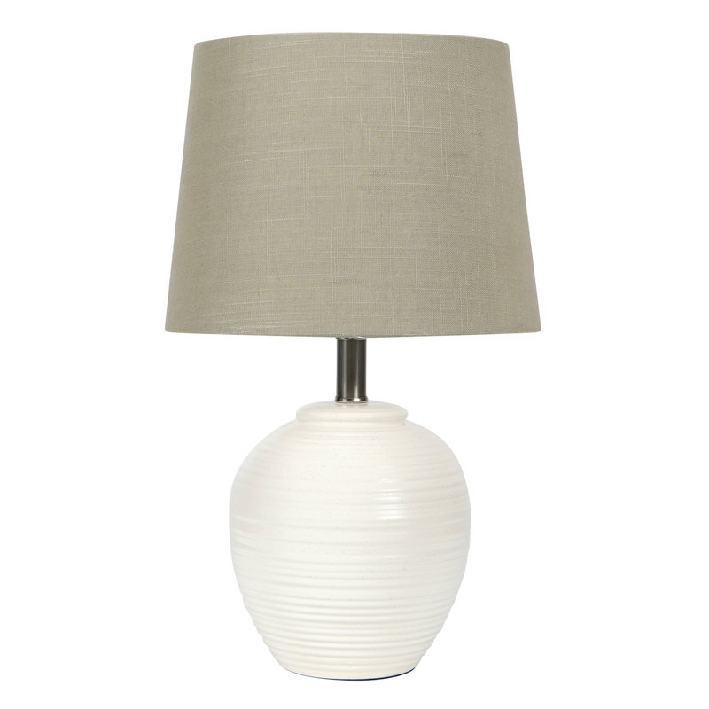 cream table lamp base