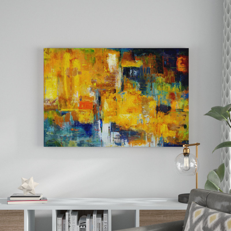 Wrought Studio Wall Decor Sunset Painting Print On Wrapped Canvas
