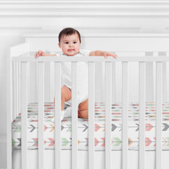 geometric crib sheets