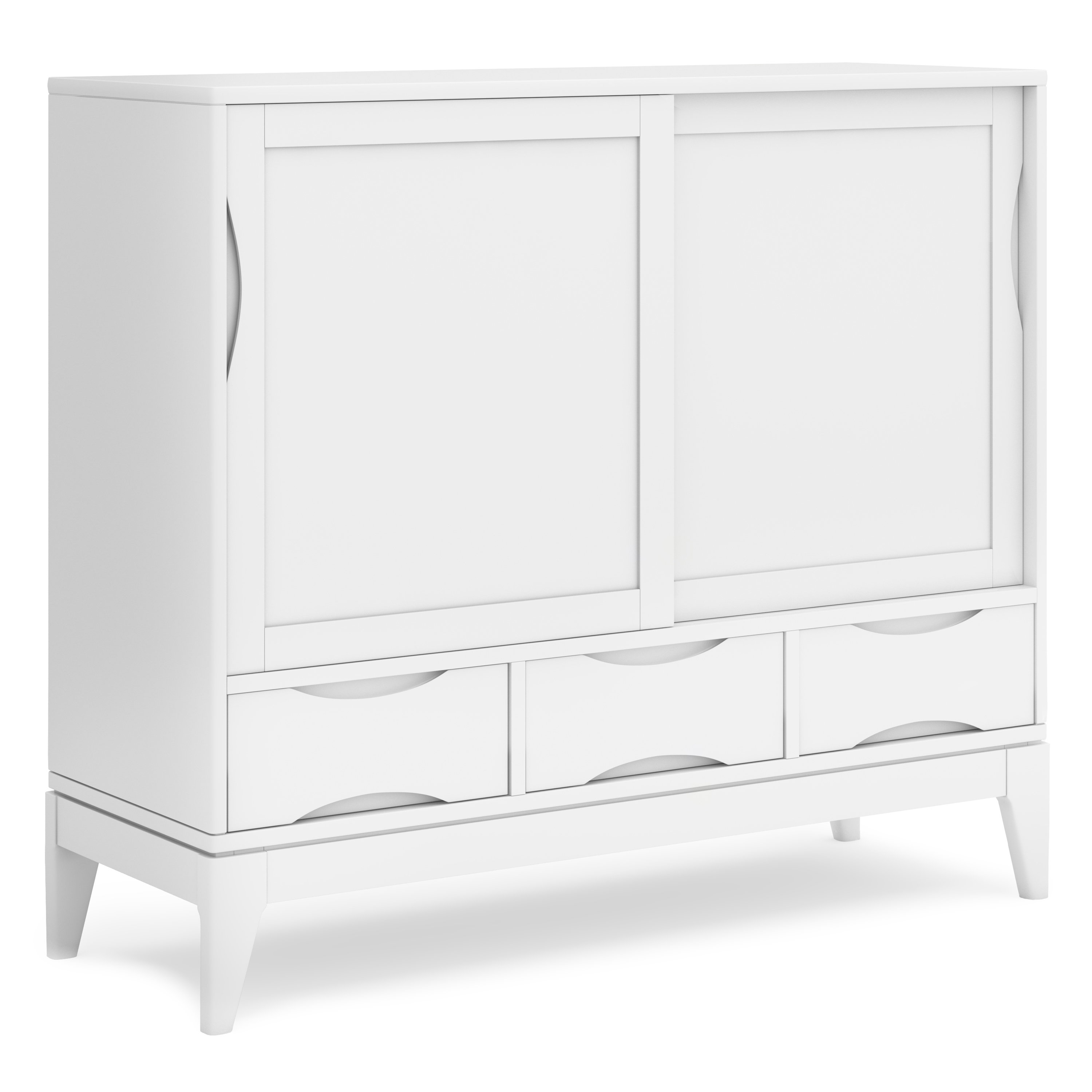 Wade Logan® Agla 42'' Tall Solid Wood 2 - Door Accent Cabinet & Reviews ...