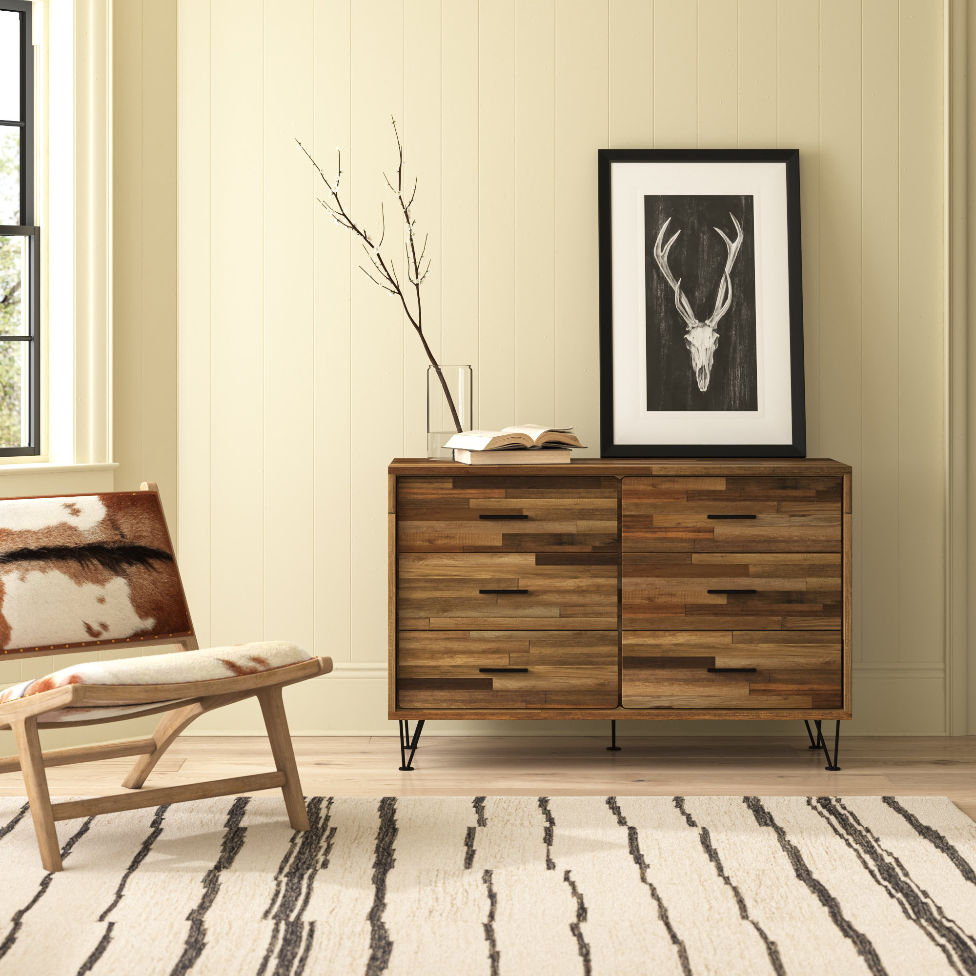 Foundstone™ Aidy 6 Drawer 47'' W | Wayfair