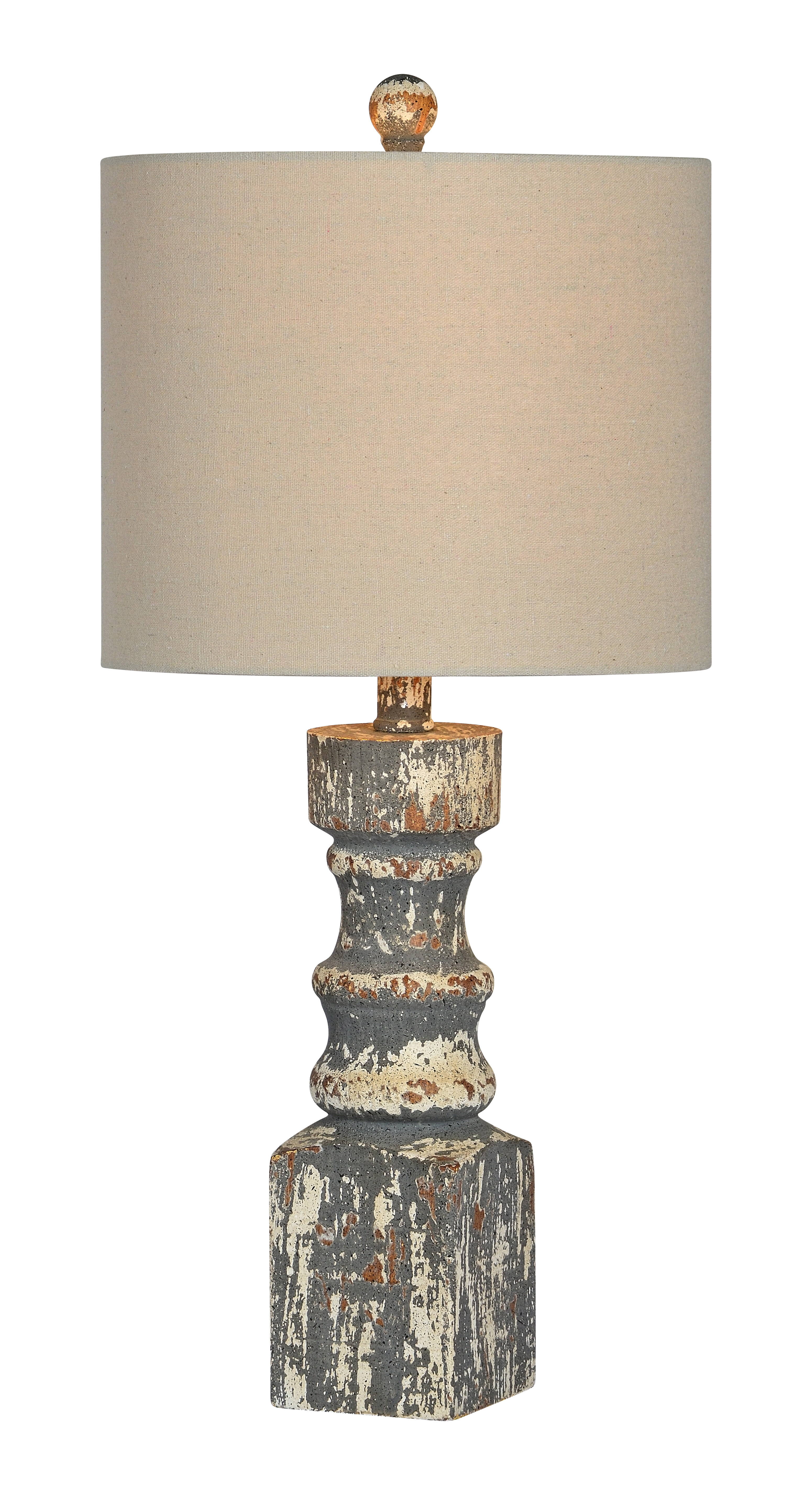 charcoal table lamp