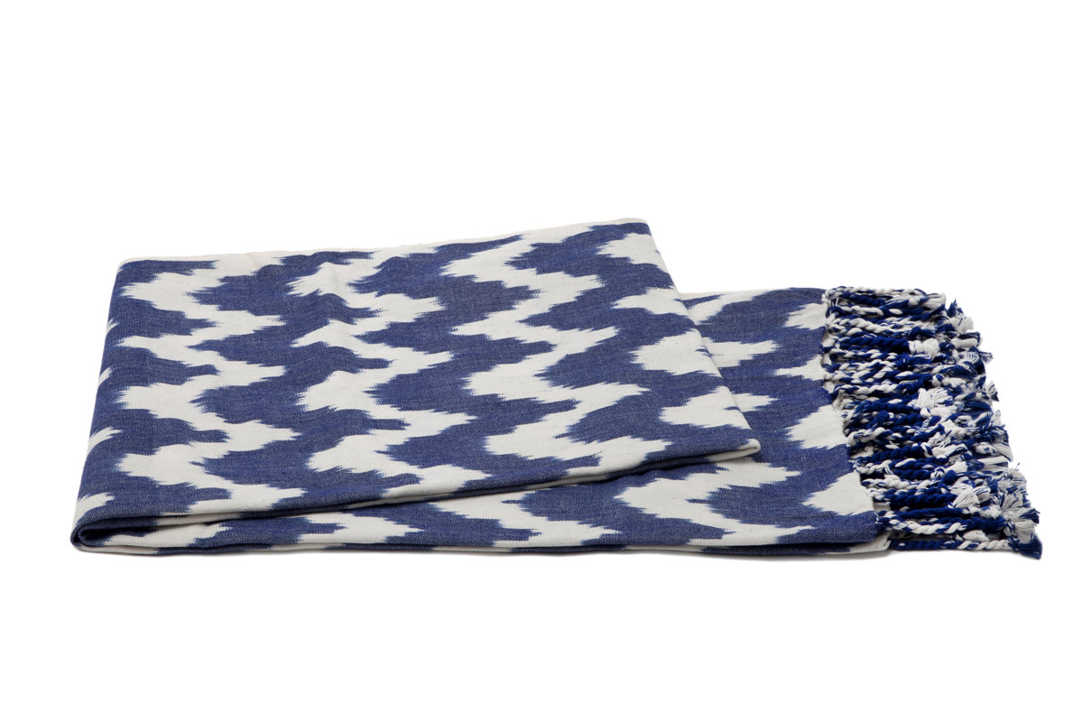 Cashmere Collection Handmade Ikat Throw Blanket Reviews Wayfair - Defaultname cashmere collection handmade ikat throw blanket reviews wayfair - defaultname