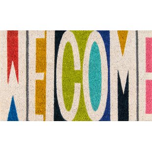 Holly Welcome Winter Door Mat Rug Recycled Rubber All-Weather 30x18 New 