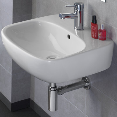 Moda Vitreous China 20 Wall Mount Bathroom Sink With