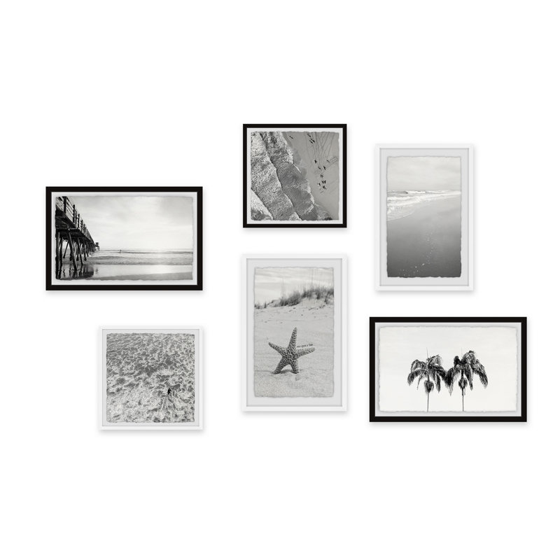 Highland Dunes Chromatic Coasts Hexaptych Wayfair