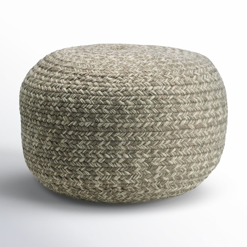 Dalenna Outdoor Ottoman Cushion Color: Heather Gray