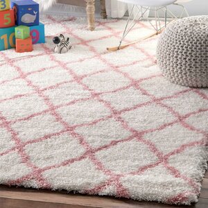 Kellie Baby Pink Indoor Area Rug