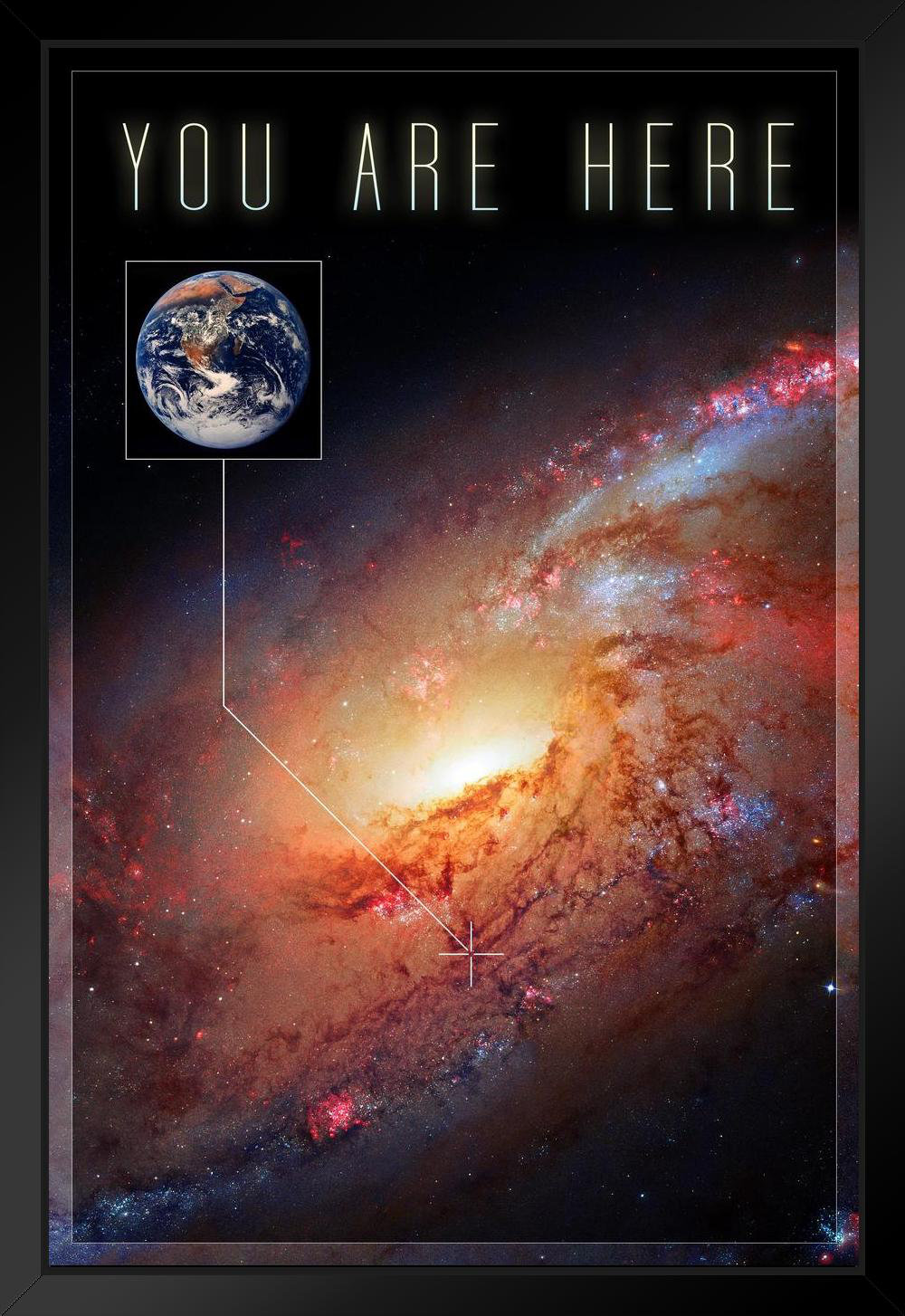 Solar System Solar System XXL Universe Poster; Galaxy Space Photo Poster; Universe Wall Art Print 80 x 45 cm Wall Decorations with Impressive Colours 