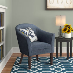 marta 61 wide polyester barrel chair