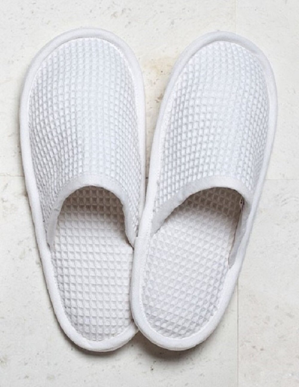waffle cotton slippers